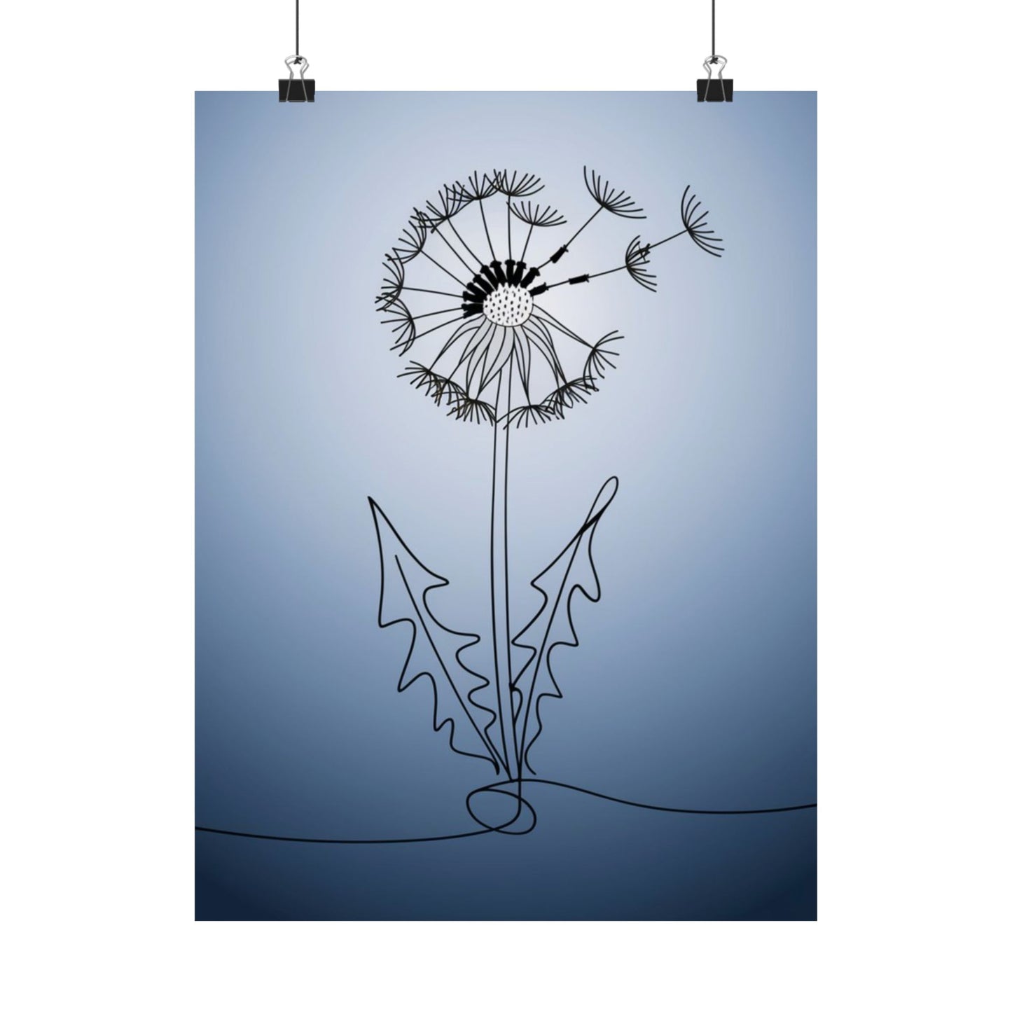 Vertical Poster Dandelion