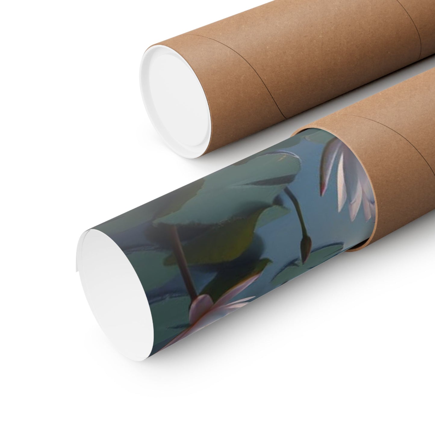 Póster de flor de loto relajante | Arte mural natural, decoración del hogar con serenidad, regalo de meditación, estampado floral, arte ecológico