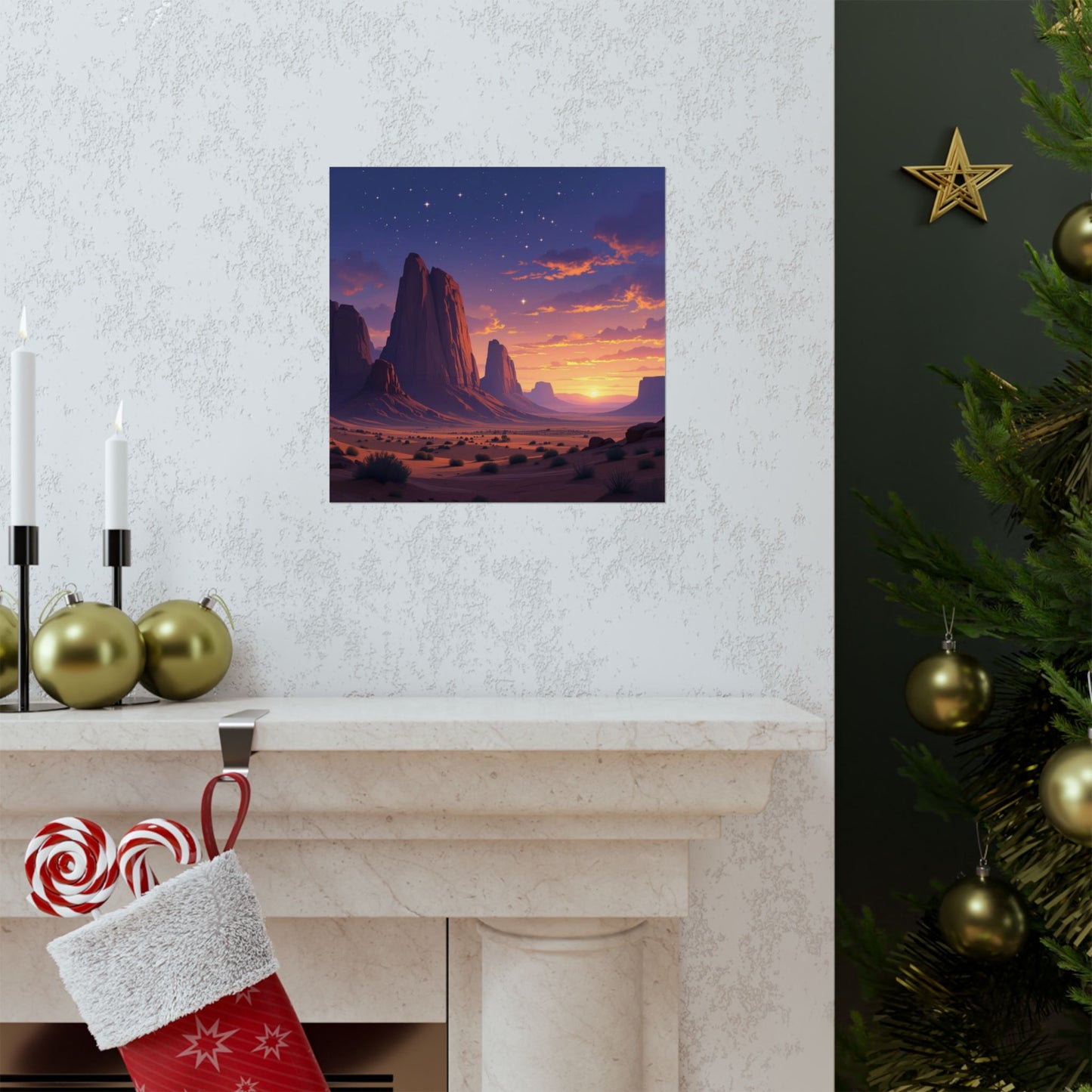 Digital download Poster - Desert Sunset Print