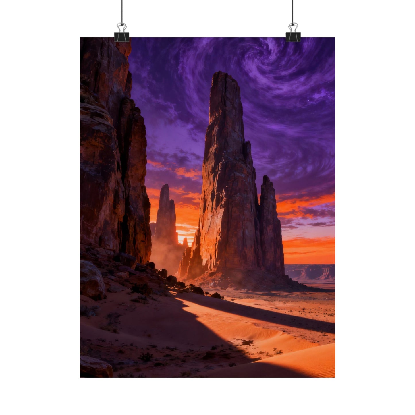 Digital download Poster - Desert Sunset Print