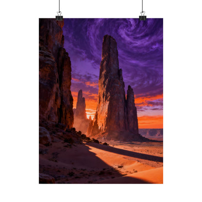 Digital download Poster - Desert Sunset Print