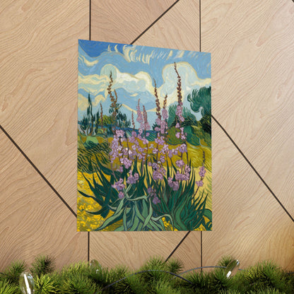 Impression d'art floral, décoration murale botanique, décoration d'intérieur élégante, inspiration nature, cadeau pour elle, décoration pour amateurs d'art, impressionnisme