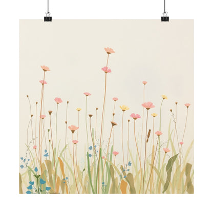 Digital download Floral Wall Art Print, Beautiful Matte Vertical Posters, Home Decor, Spring Decor, Gift for Her, Minimalist Unframed Art