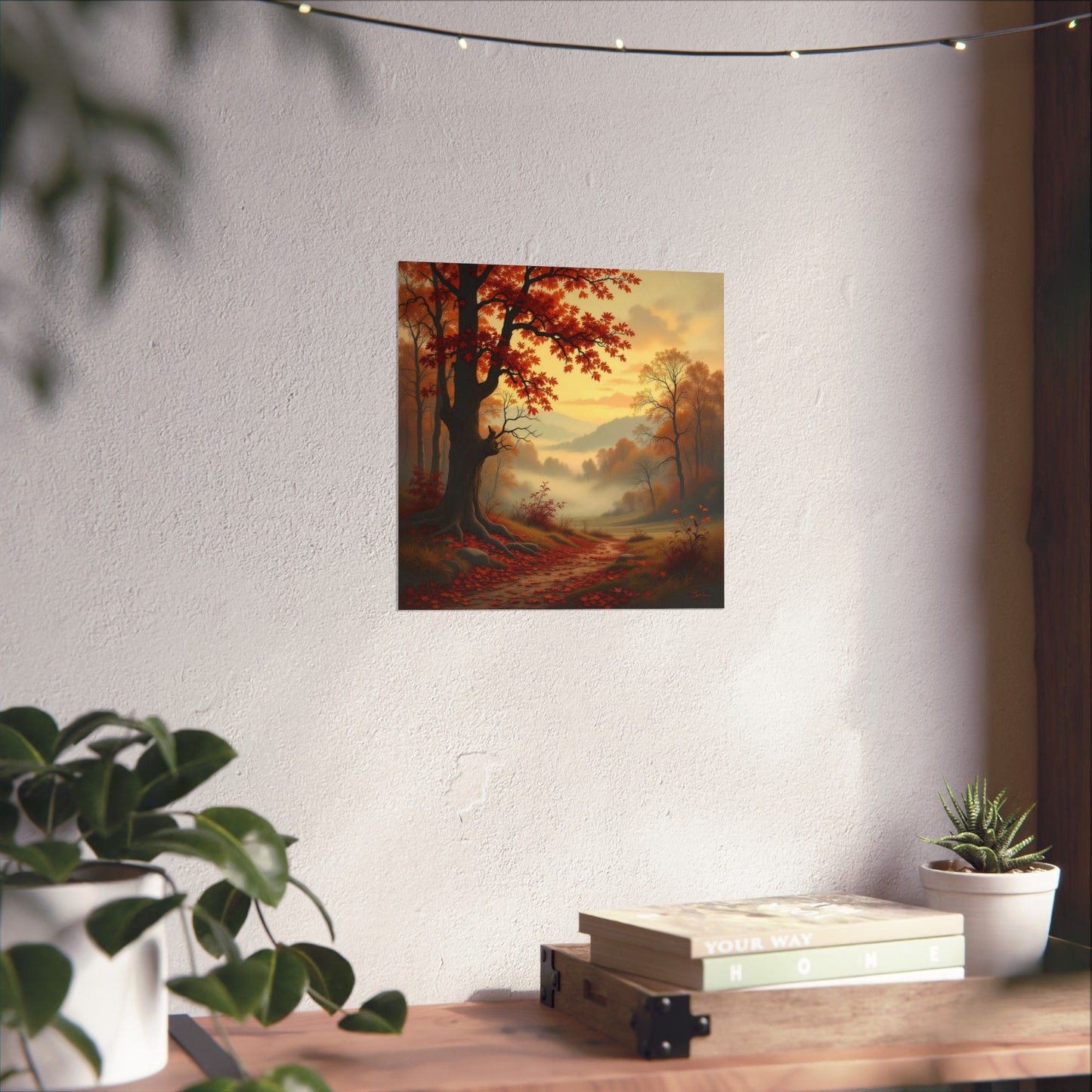 Digital download Posters - Autumn Landscape Matte Fall Decor