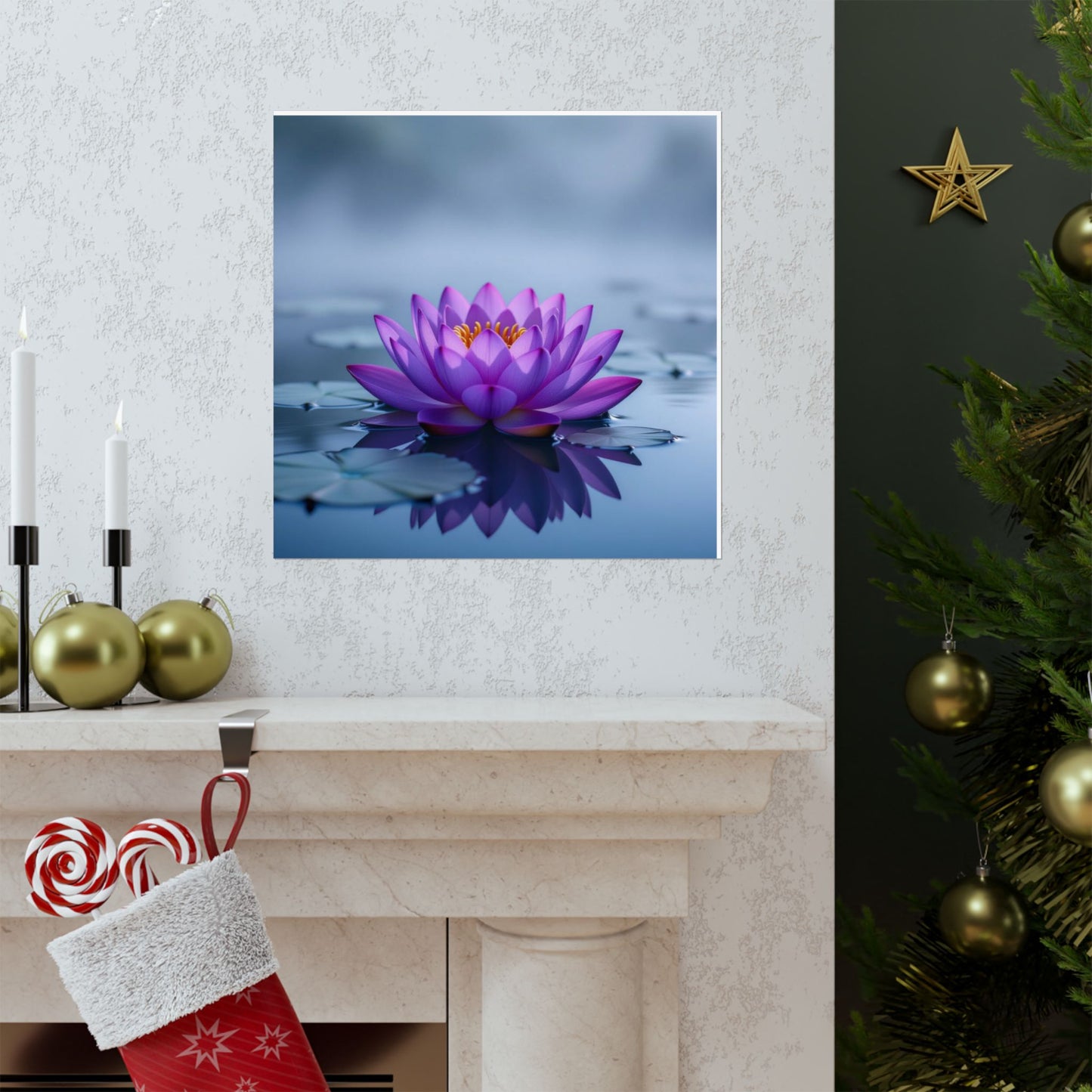 Póster Naturaleza Tranquila - Decoración floral para el hogar, arte mural, inspiración para la meditación, regalo para amantes de la naturaleza, decoración de oficina