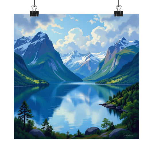 Posters - Landscape Norwegian Fjords