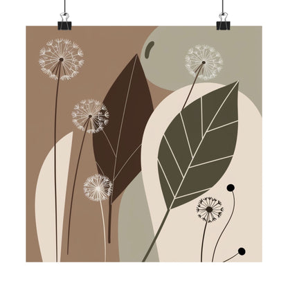 Descarga digital: impresiones artísticas botánicas mate, decoración moderna del hogar, arte mural minimalista, decoración ecológica, regalo para amantes de la naturaleza, arte mural bohemio.