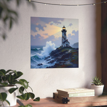 Digital download Coastal Lighthouse Poster