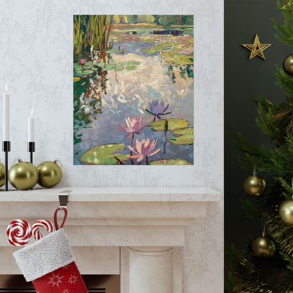 Lámina floral, decoración botánica para pared, elegante detalle para el hogar, inspiración natural, regalo para ella, decoración para amantes del arte, impresionismo