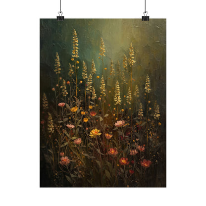 Vertical Vintage Wildflower Posters