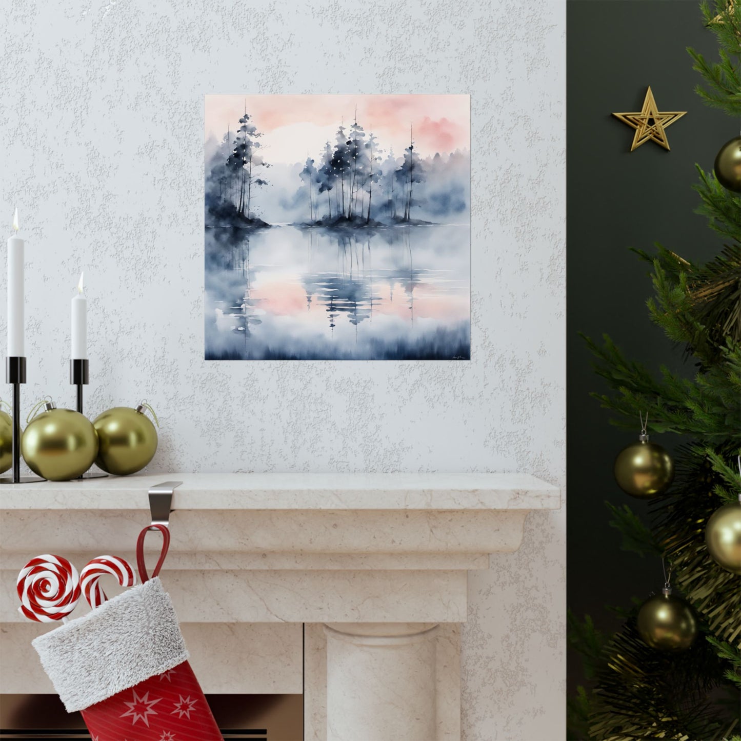 Scenic Matte Vertical Posters, Nature Art Prints, Wall Decor, Minimalist Home Art, Landscape Artwork, Gifts for Nature Lovers