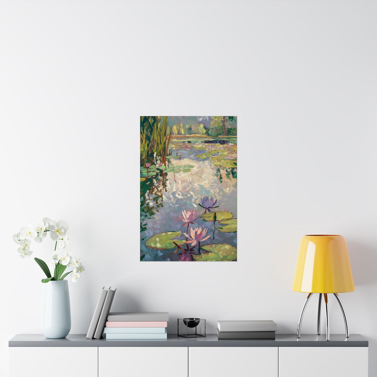 Lámina floral, decoración botánica para pared, elegante detalle para el hogar, inspiración natural, regalo para ella, decoración para amantes del arte, impresionismo