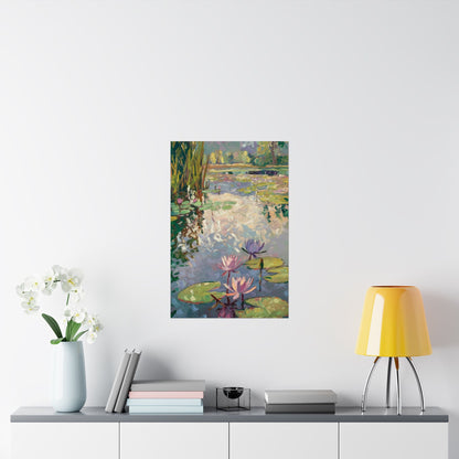 Lámina floral, decoración botánica para pared, elegante detalle para el hogar, inspiración natural, regalo para ella, decoración para amantes del arte, impresionismo