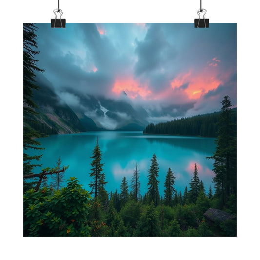 Impressions d'art mat pour une décoration intérieure tranquille, art mural nature, affiches panoramiques pour chambre, salon, cadeau pour les amoureux de la nature,
