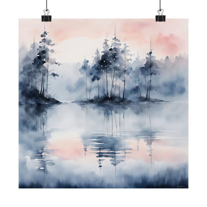 Scenic Matte Vertical Posters, Nature Art Prints, Wall Decor, Minimalist Home Art, Landscape Artwork, Gifts for Nature Lovers