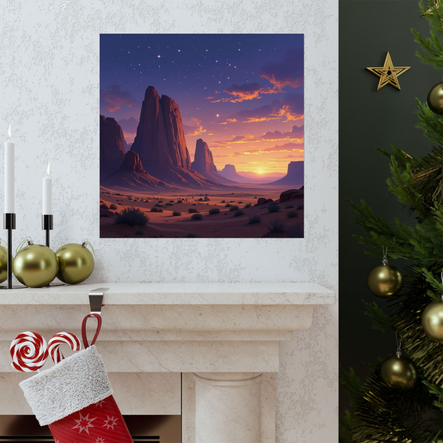 Digital download Poster - Desert Sunset Print
