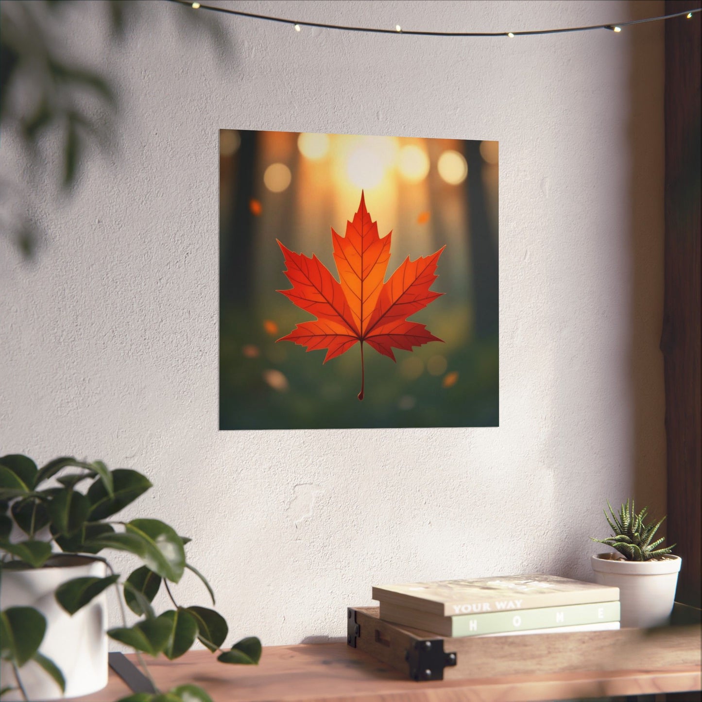 Digital download Poster Maple Leaf Design