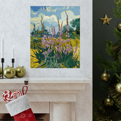 Impression d'art floral, décoration murale botanique, décoration d'intérieur élégante, inspiration nature, cadeau pour elle, décoration pour amateurs d'art, impressionnisme