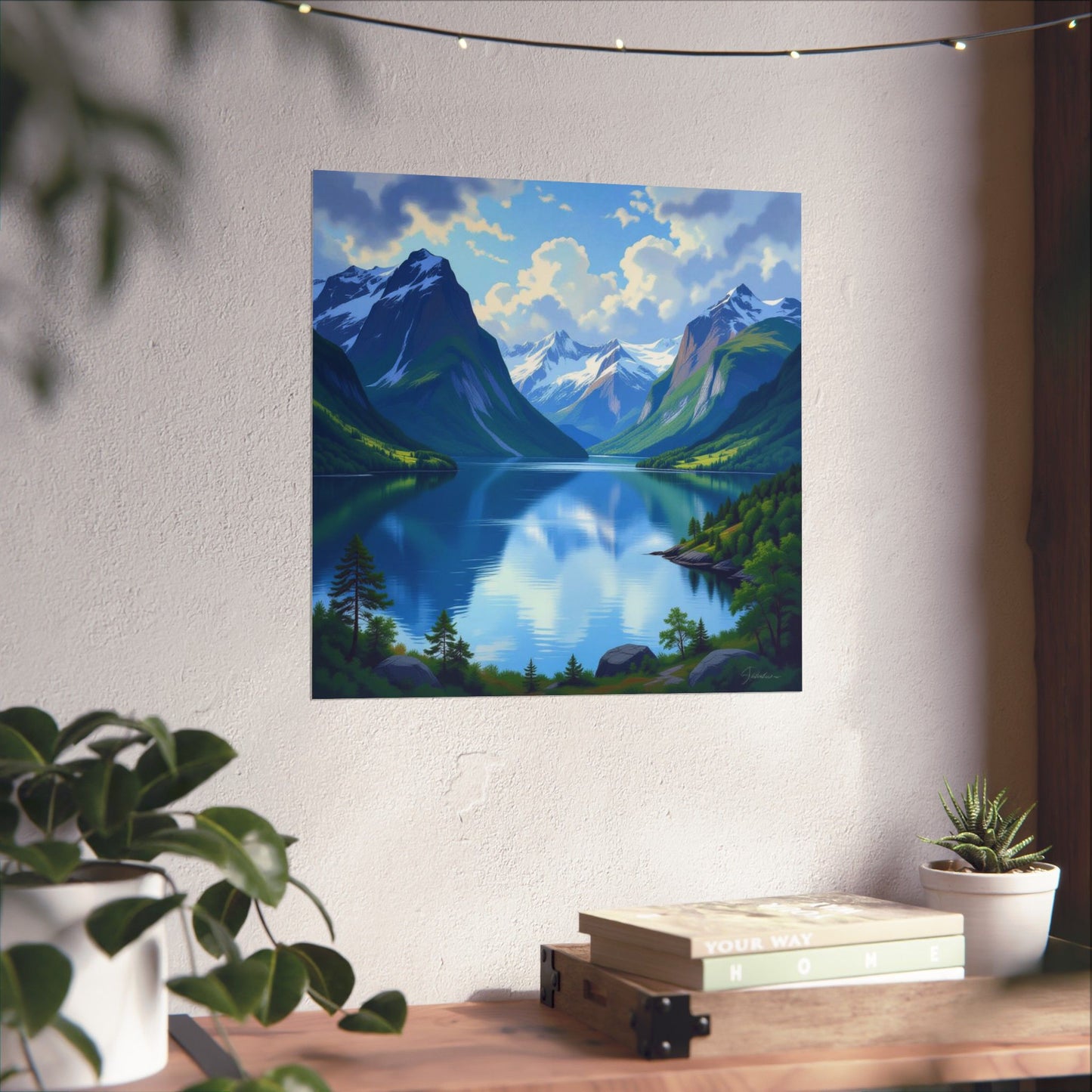 Posters - Landscape Norwegian Fjords