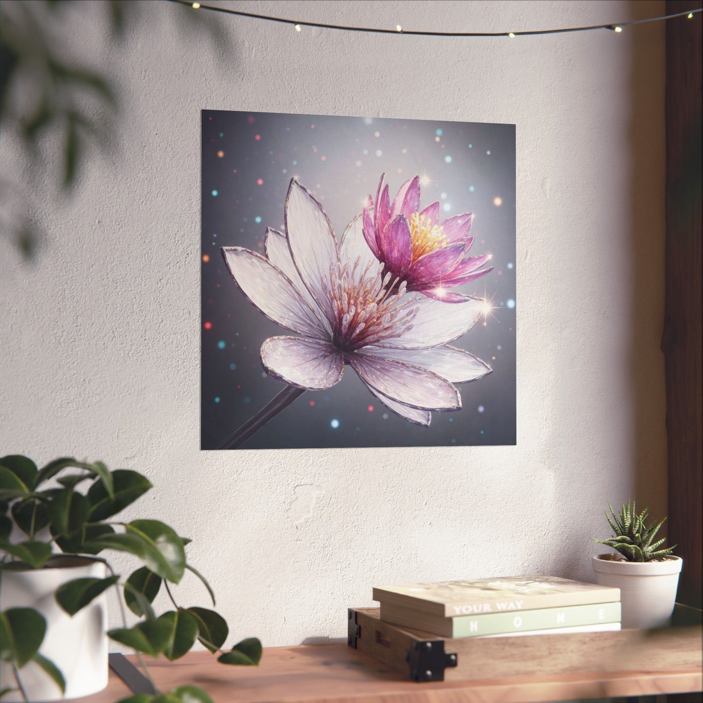 Poster - Ethereal Flowers Design