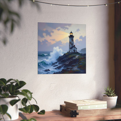 Digital download Coastal Lighthouse Poster
