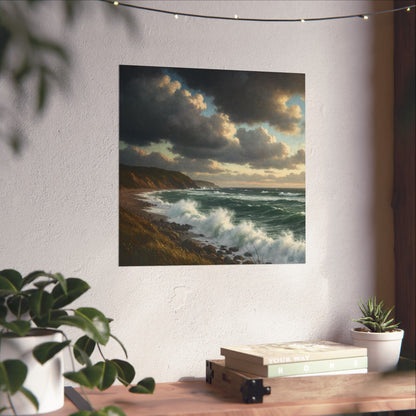 Ocean Waves Poster