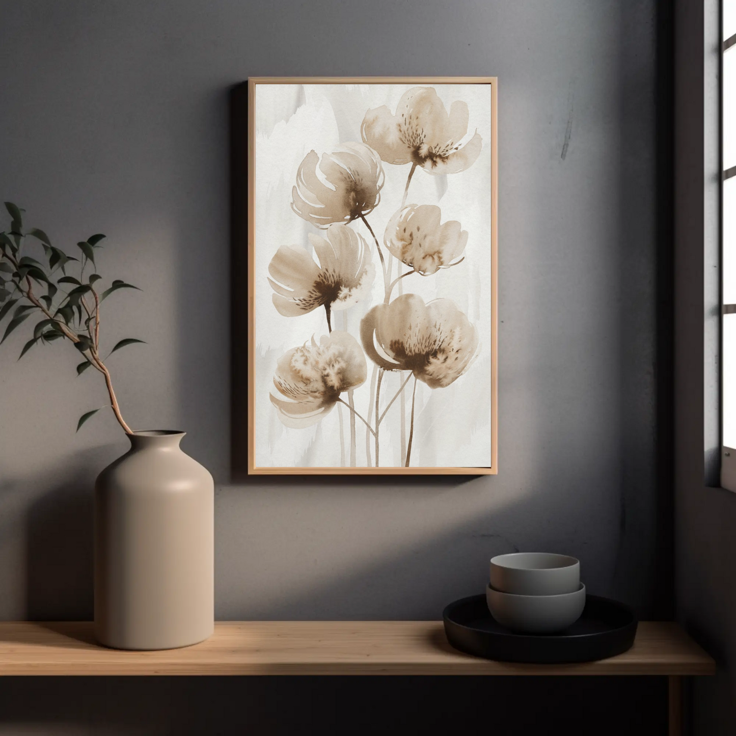 Téléchargement numérique des affiches verticales Boho