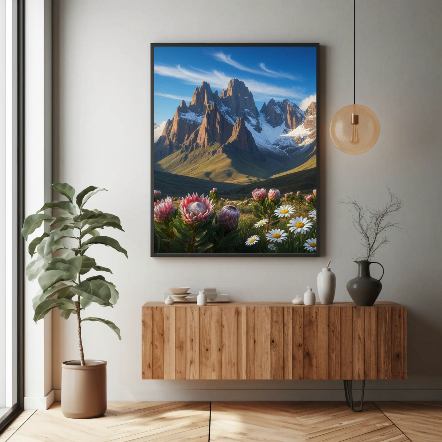Pósteres mate inspirados en la naturaleza | Arte mural escénico, decoración de paisajes, decoración para el hogar y la oficina, regalo para amantes de la naturaleza, impresiones de montañas