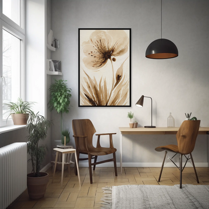 Elegantes pósteres florales mate, decoración de pared, láminas artísticas, decoración del hogar, ideas de regalo para ella