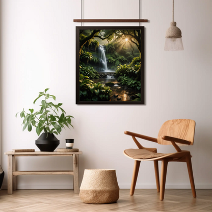 Pósteres verticales mate inspirados en la naturaleza, decoración del hogar, arte mural, paisaje forestal, regalo para amantes de la naturaleza, estética natural