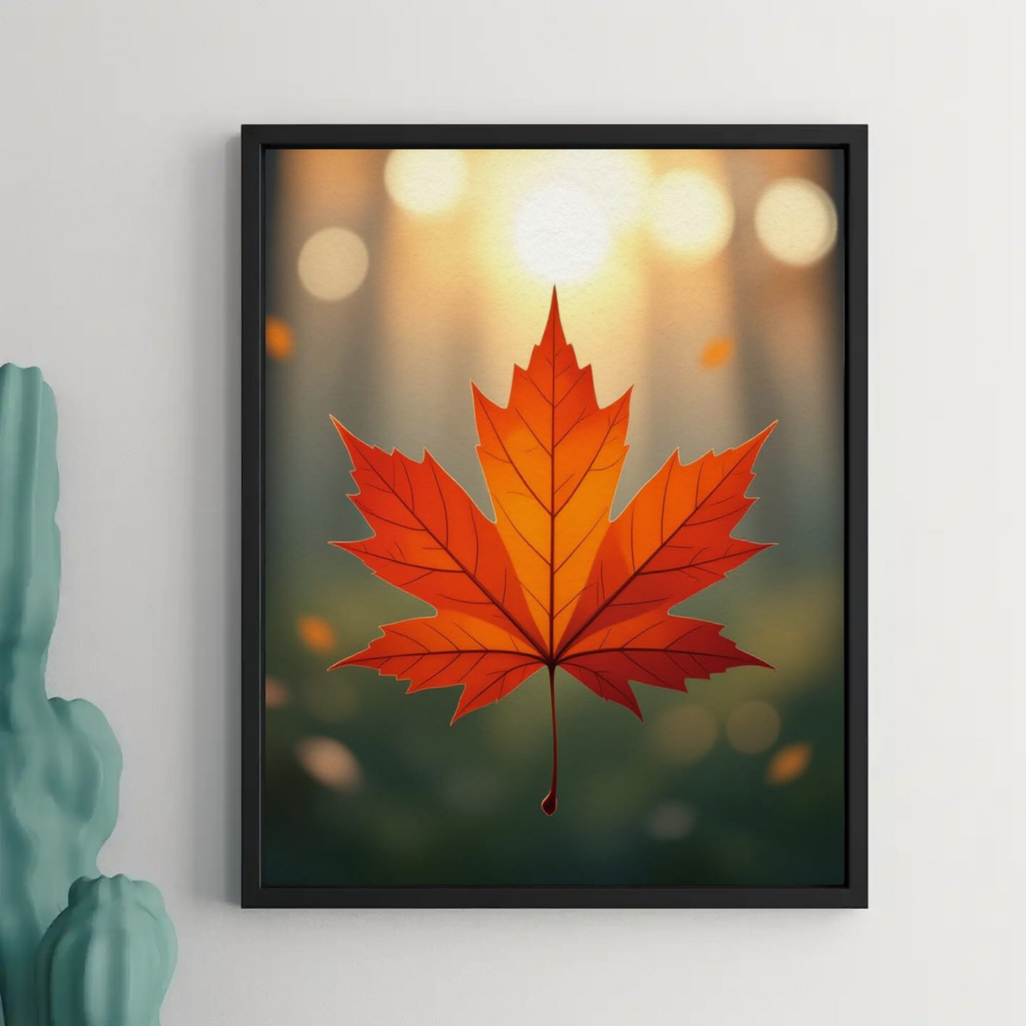 Digital download Poster Maple Leaf Design