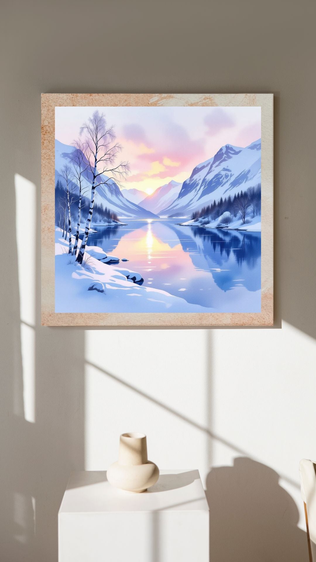 Digital download Posters - Landscape Norwegian Fjords