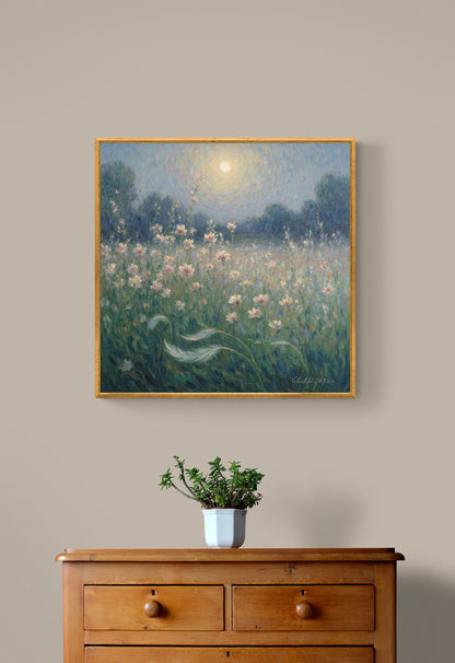 Digital download Impressionism Wildflowers Poster