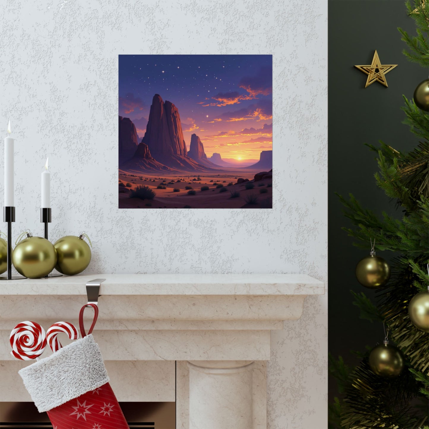 Digital download Poster - Desert Sunset Print