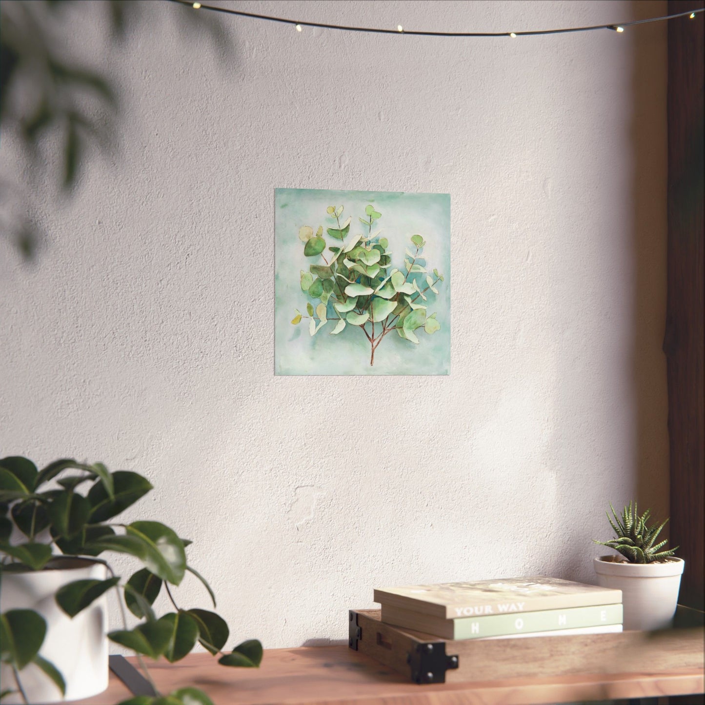 Digital download Eucalyptus Matte Vertical Poster, Botanical Wall Art, Greenery Home Decor, Nature Print, Gift for Plant Lovers