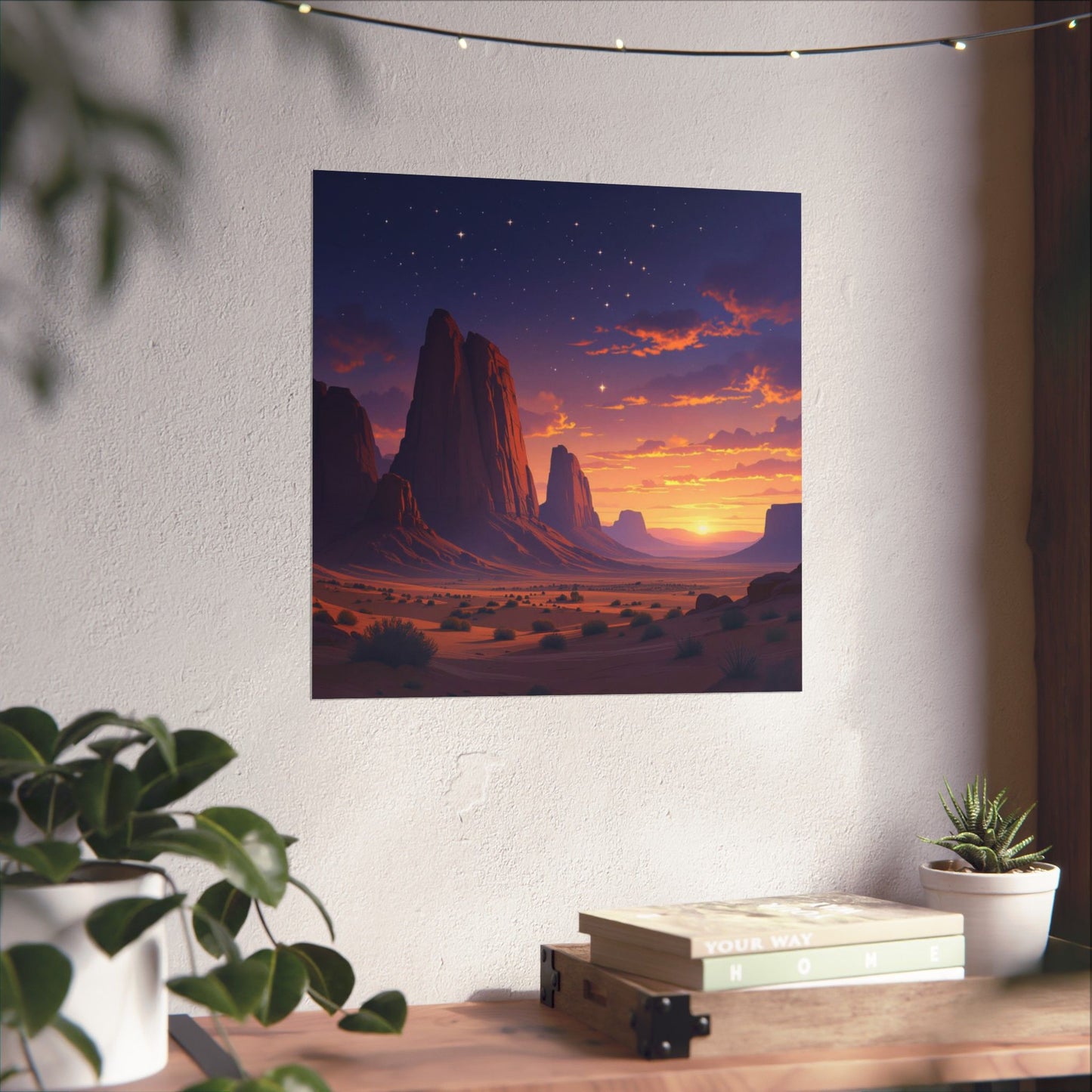 Digital download Poster - Desert Sunset Print