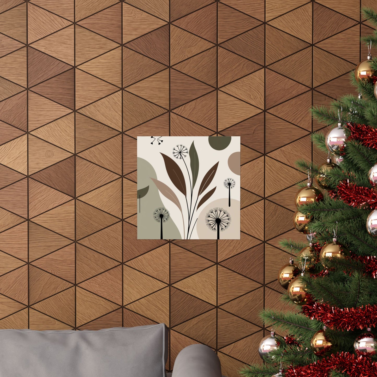 Póster mate, decoración de pared, ambiente natural, diseño de interiores modernos, estética bohemia, arte de pared bohemia, regalo para amantes de las plantas.