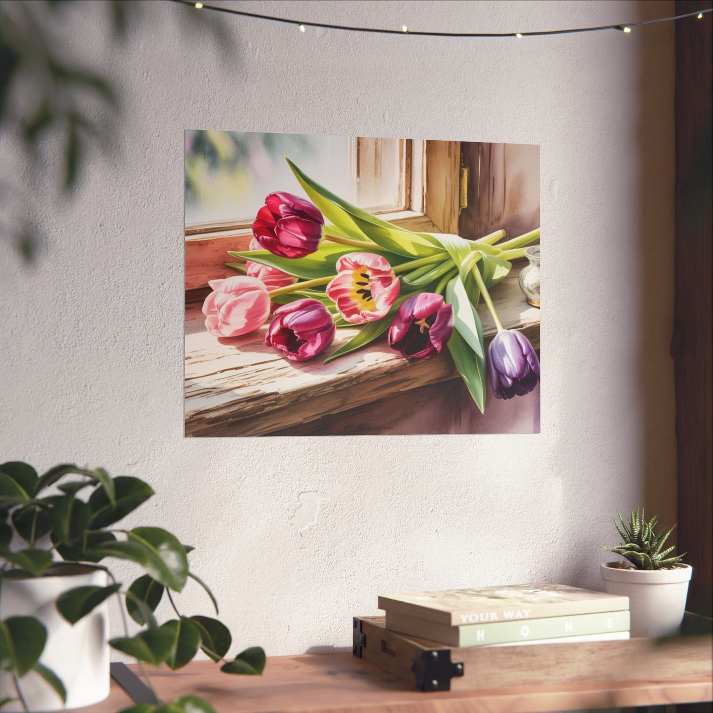 Digital download Antique Tulips Poster