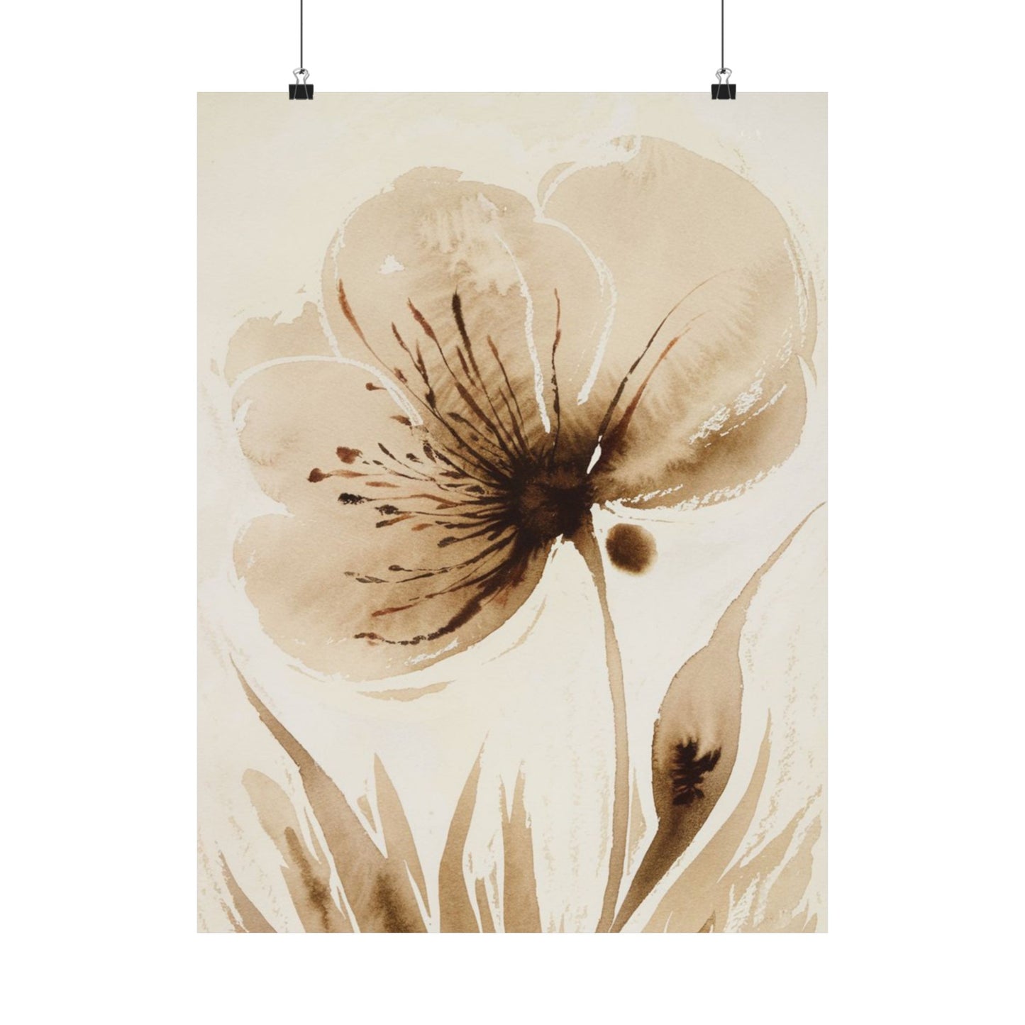 Elegantes pósteres florales mate, decoración de pared, láminas artísticas, decoración del hogar, ideas de regalo para ella