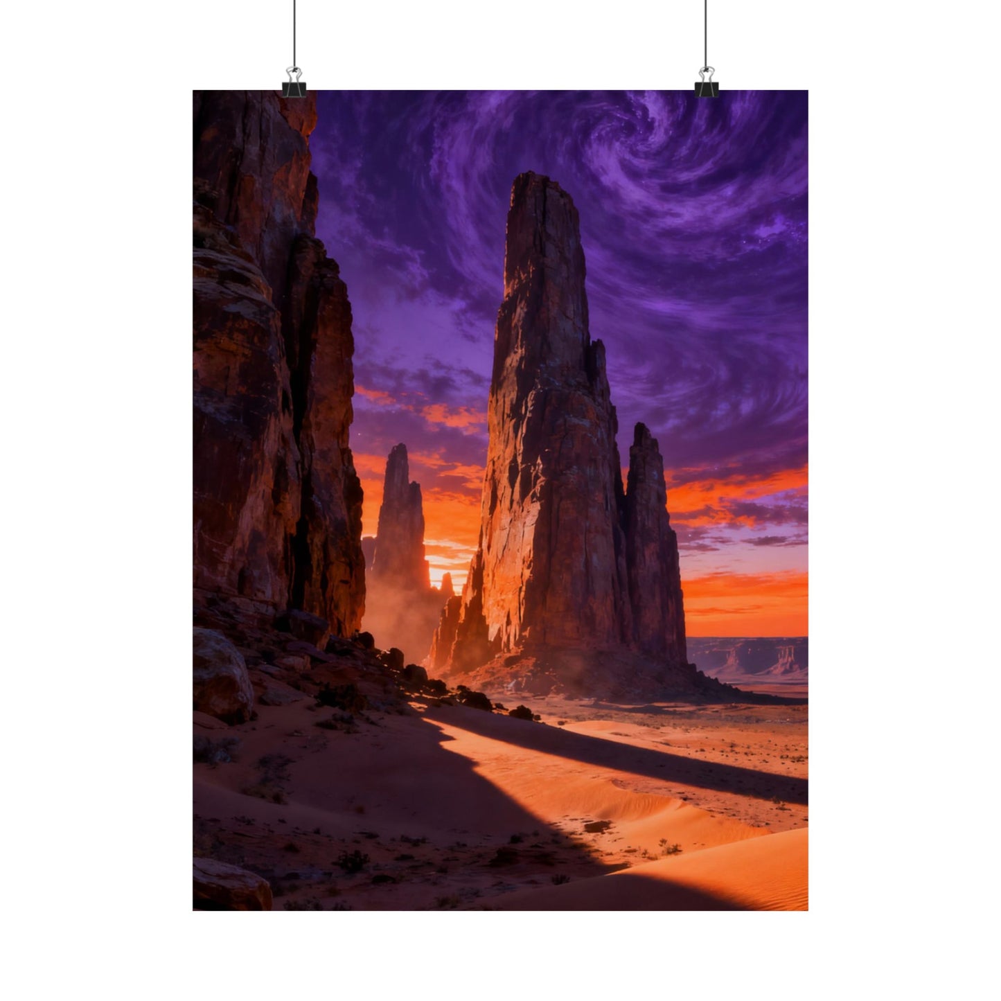 Digital download Poster - Desert Sunset Print