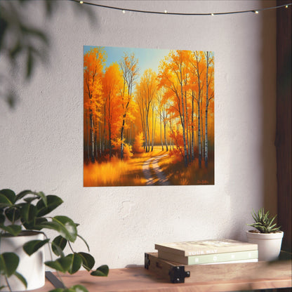 Digital download Posters - Forest at Fall Design