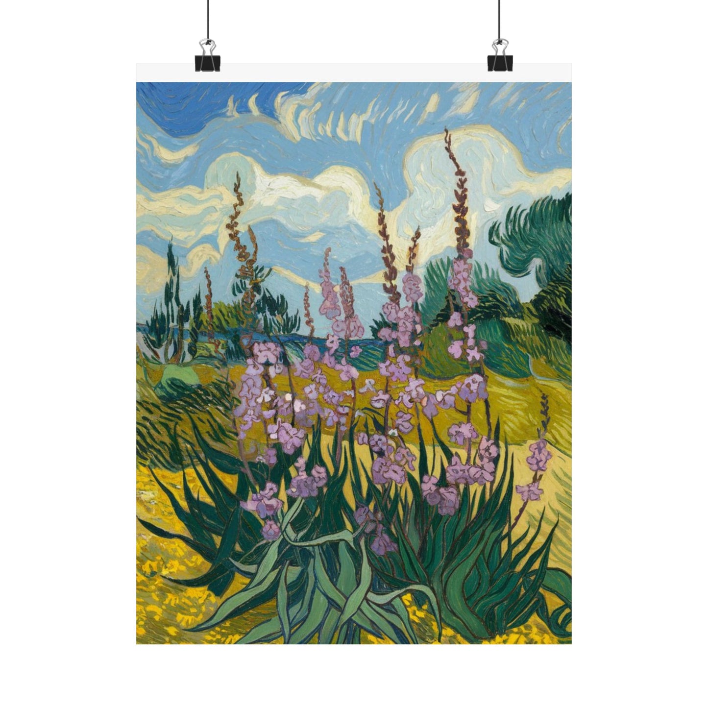 Impression d'art floral, décoration murale botanique, décoration d'intérieur élégante, inspiration nature, cadeau pour elle, décoration pour amateurs d'art, impressionnisme