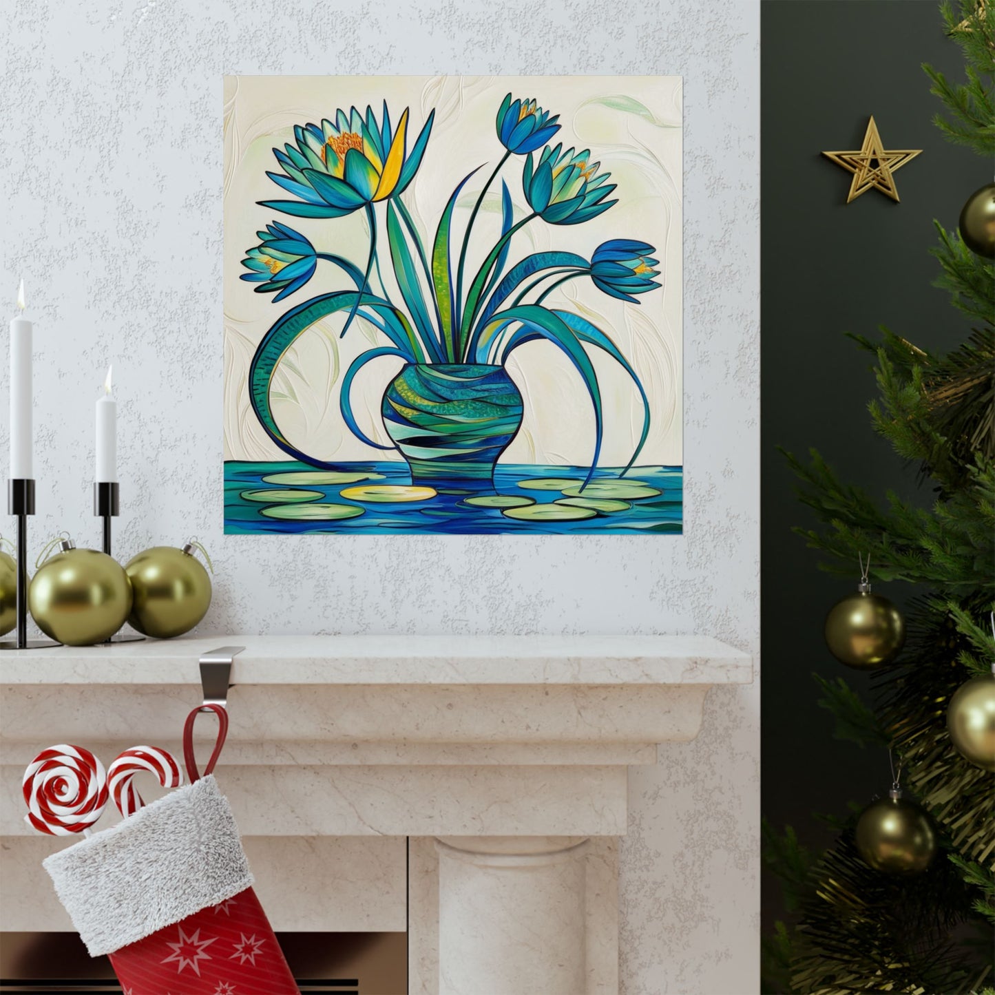 Pósteres florales vibrantes, decoración moderna para el hogar, arte mural floral, impresiones inspiradas en la naturaleza, regalo para amantes del arte, estilo Matisse