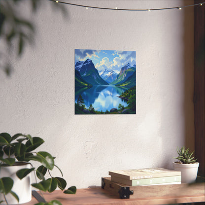 Posters - Landscape Norwegian Fjords