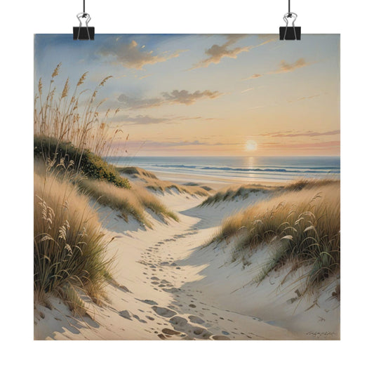 Téléchargement numérique : Art mural serein sur la plage, affiches mates, décoration côtière, art de la maison de plage, impressions nature, cadeau pour les amoureux de l'océan