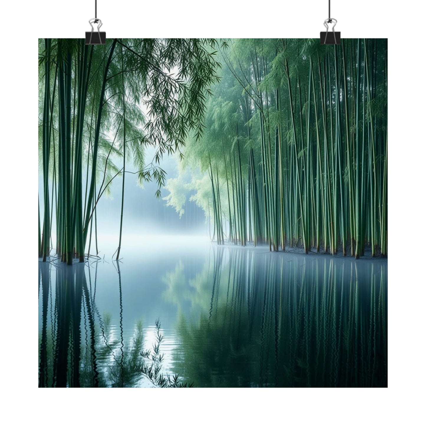Téléchargement numérique : Impressions murales en bambou serein, décoration nature pour la maison, espace de méditation, chambre zen, affiche écologique, cadeau pour les amateurs de yoga