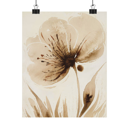 Elegantes pósteres florales mate, decoración de pared, láminas artísticas, decoración del hogar, ideas de regalo para ella