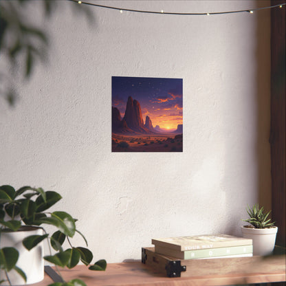 Digital download Poster - Desert Sunset Print