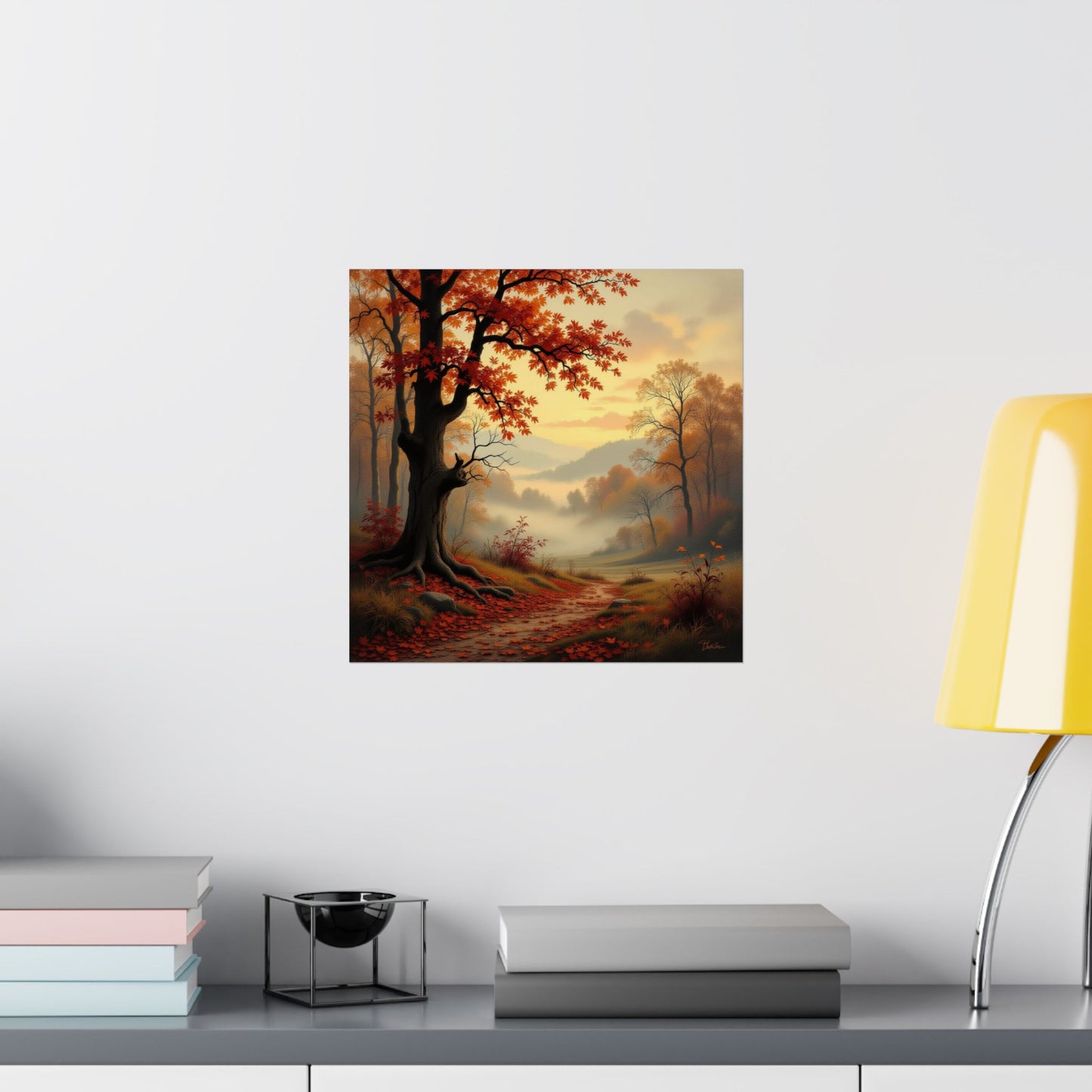 Digital download Posters - Autumn Landscape Matte Fall Decor