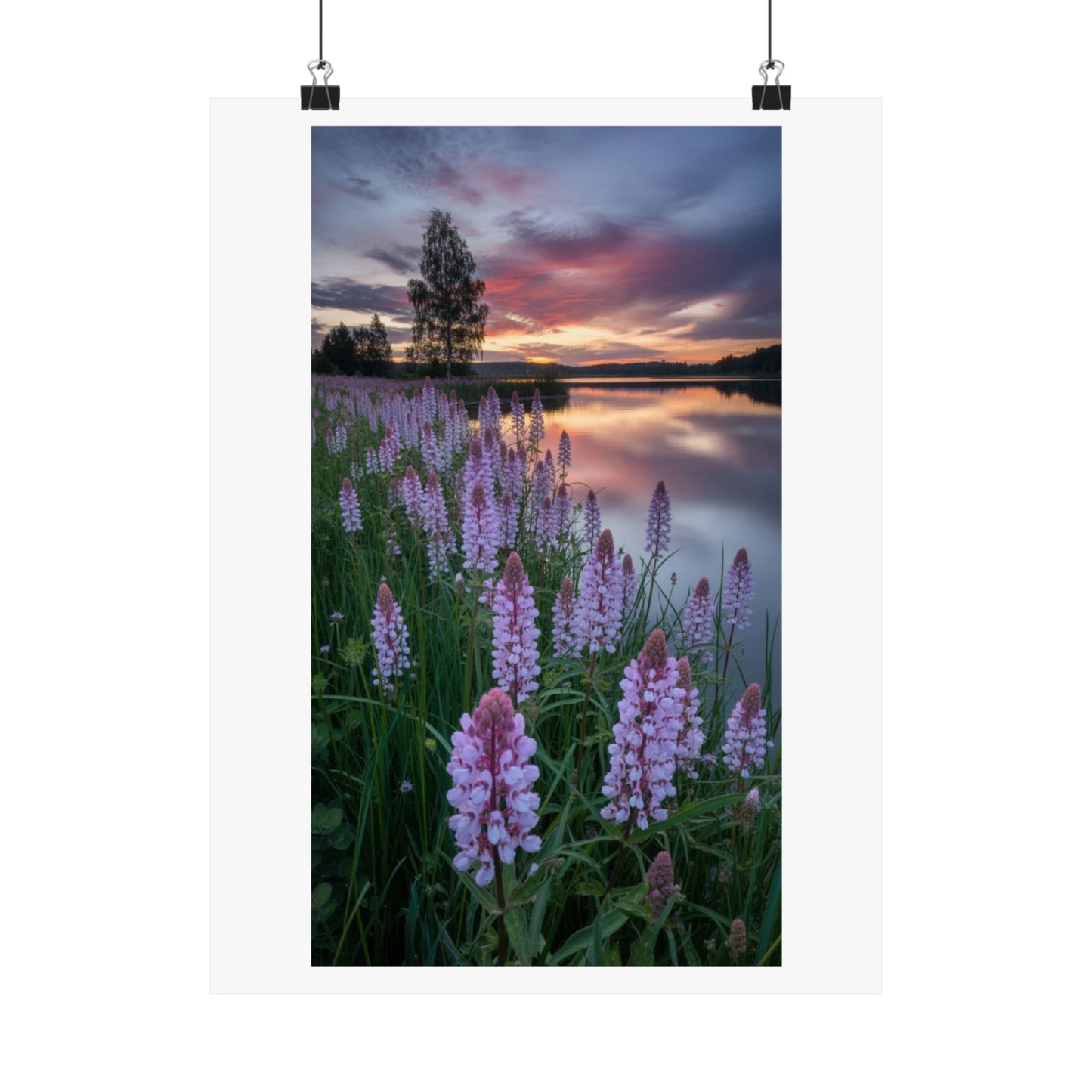 Vertical Poster - Landscape at Dawn